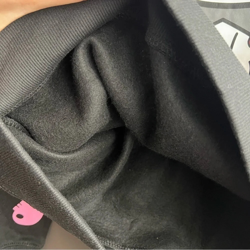 NWOT Sanrio Kuromi Black Pink-skull Sweatshirt Crewneck Size Small - Picture 5 of 5